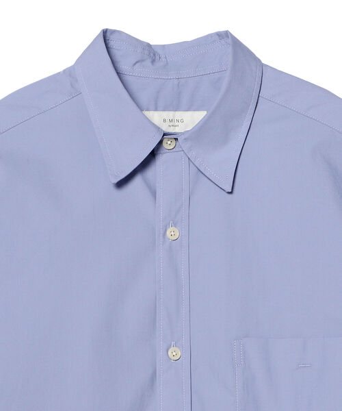 B:MING by BEAMS(ビーミングバイビームス)の「【FINE BOYS6月号掲載】B:MING by BEAMS / ワイドフィット タイプライター シャツ(シャツ/ブラウス・メンズ・サックスブルー/グリーン/ホワイト系その他6・SMALL/MEDIUM/LARGE/X-LARGE)」の7枚目の写真