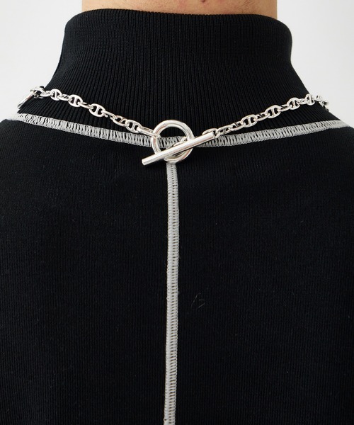 LiNoH（リノー）の「FUSION NECKLACE 002（ネックレス・メンズ・シルバー・FREE）」の5枚目の写真