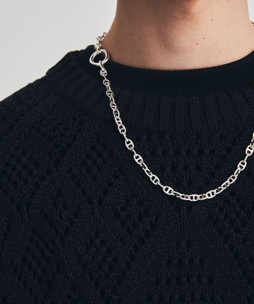 LiNoH（リノー）の「FUSION NECKLACE 002（ネックレス・メンズ・シルバー・FREE）」の12枚目の写真
