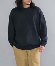 SHIPS | 【WEB限定】SHIPS: 〈手洗い可能〉 3.5G ビッグシルエット クルーネック ニット(ニット/セーター)