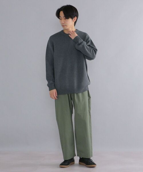 SHIPS(シップス)の「【WEB限定】SHIPS: 〈手洗い可能〉 3.5G ビッグシルエット クルーネック ニット(ニット/セーター・メンズ・ロイヤルブルー/ピンク/ネイビー/ブラック/ホワイト/ベージュ/ダークグレー/イエロー・MEDIUM/LARGE/SMALL/X-LARGE)」の16枚目の写真