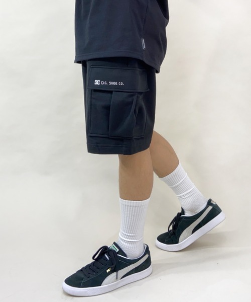 DC(ディーシー)の「【ムラサキスポーツ別注】DC/ディーシー ルーズワイドフィット ショーツ DWS221054M(カーゴパンツ・メンズ・ブラック/グレー・L/XL/M)」の16枚目の写真