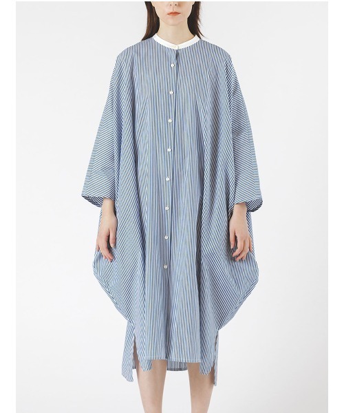 mizuiroind（ミズイロインド）の「mizuiro ind ストライプポンチョ