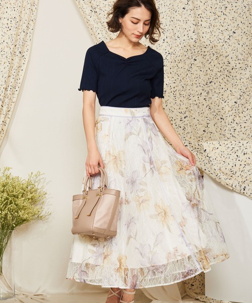 Nº21 花柄スカート2018SS 