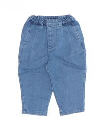 ALPHA LABEL（アルファーレーベル）の「DENIM TUCK WIDE PANTS（デニムパンツ）」