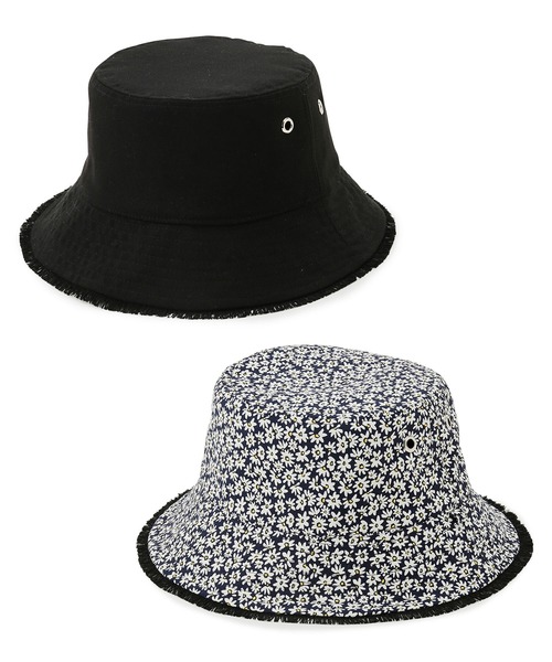 Casselini（キャセリーニ）の「【Casselini/キャセリーニ別注】リバーシブルアドベンチャーハット（ハット・レディース・ブラック/キナリ・FREE）」の2枚目の写真