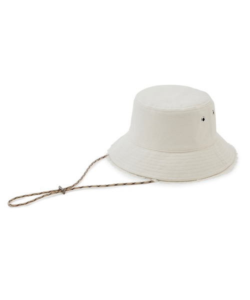 Casselini（キャセリーニ）の「【Casselini/キャセリーニ別注】リバーシブルアドベンチャーハット（ハット・レディース・ブラック/キナリ・FREE）」の4枚目の写真