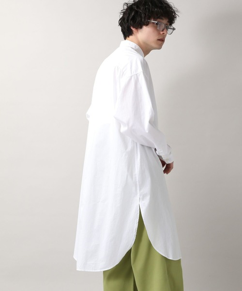 RAGEBLUE(レイジブルー)の「ブロード/バンドカラーロングシャツ/262462(シャツ/ブラウス・メンズ・ホワイト/ブラック・FREE)」の6枚目の写真