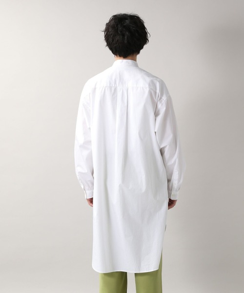 RAGEBLUE(レイジブルー)の「ブロード/バンドカラーロングシャツ/262462(シャツ/ブラウス・メンズ・ホワイト/ブラック・FREE)」の9枚目の写真
