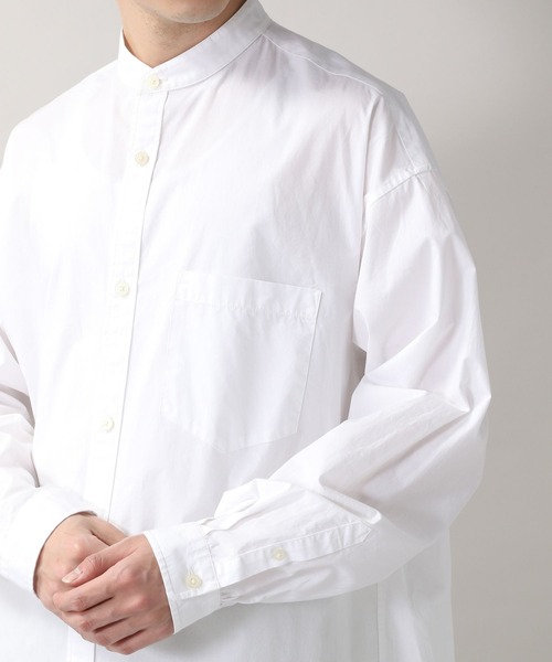 RAGEBLUE(レイジブルー)の「ブロード/バンドカラーロングシャツ/262462(シャツ/ブラウス・メンズ・ホワイト/ブラック・FREE)」の12枚目の写真