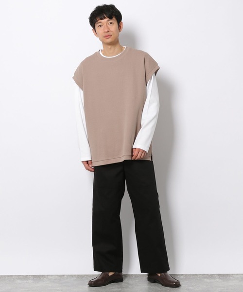 LAKOLE（ラコレ）の「ストレッチワッフルベスト / 263662（ベスト・メンズ・ブルー/ブラック/ベージュ・LARGE/MEDIUM）」の9枚目の写真