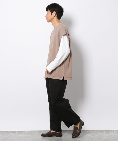 LAKOLE（ラコレ）の「ストレッチワッフルベスト / 263662（ベスト・メンズ・ブルー/ブラック/ベージュ・LARGE/MEDIUM）」の10枚目の写真