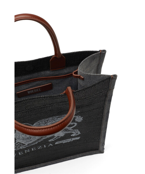 DIESEL(ディーゼル)の「レディース MIXマテリアル トートバッグM(トートバッグ・レディース・ブラック・UNI)」の13枚目の写真