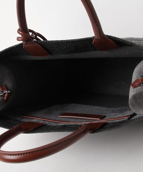 DIESEL(ディーゼル)の「レディース MIXマテリアル トートバッグM(トートバッグ・レディース・ブラック・UNI)」の5枚目の写真