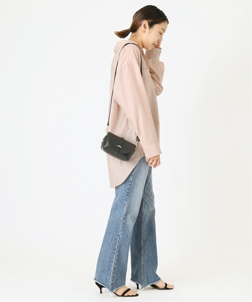 journal standard L'essage(ジャーナルスタンダードレサージュ)の「シルキーシアーシャツ(シャツ/ブラウス・レディース・ナチュラル/ネイビー/イエロー/ピンク・FREE)」の20枚目の写真