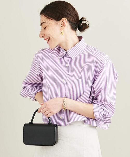 BEAUTY&YOUTH UNITED ARROWS（ビューティーアンドユースユナイテッドアローズ）の「BY ワンハンドルフラップミニ ショルダーバッグ -2WAY-（ショルダーバッグ・レディース・ホワイト/ブラック/コバルトブルー・FREE）」の11枚目の写真