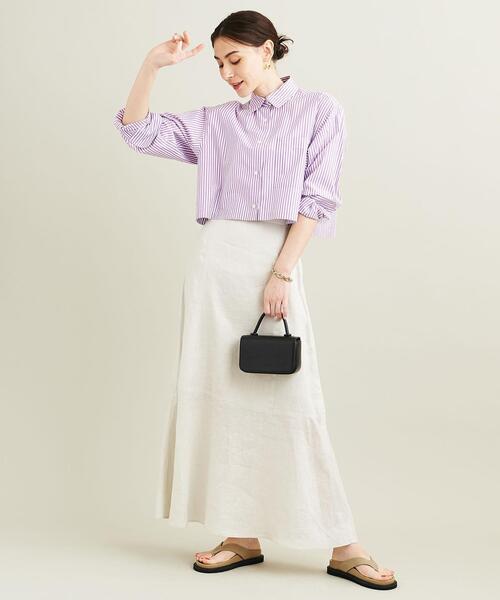 BEAUTY&YOUTH UNITED ARROWS（ビューティーアンドユースユナイテッドアローズ）の「BY ワンハンドルフラップミニ ショルダーバッグ -2WAY-（ショルダーバッグ・レディース・ホワイト/ブラック/コバルトブルー・FREE）」の15枚目の写真