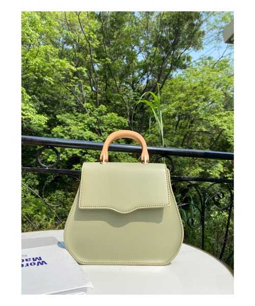 sakishimatokyo（サキシマトーキョー）の「ウッドハンドバッグ（ハンドバッグ・レディース・アイボリー/カーキ/ブラウン/ブラック・FREE）」の4枚目の写真