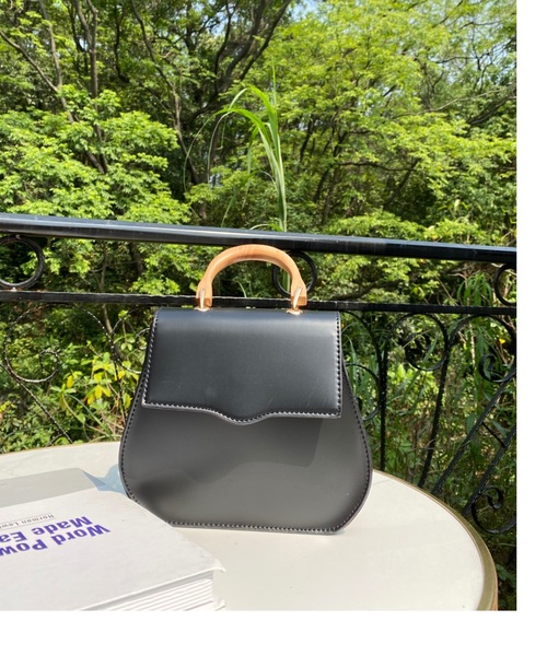 sakishimatokyo（サキシマトーキョー）の「ウッドハンドバッグ（ハンドバッグ・レディース・アイボリー/カーキ/ブラウン/ブラック・FREE）」の3枚目の写真