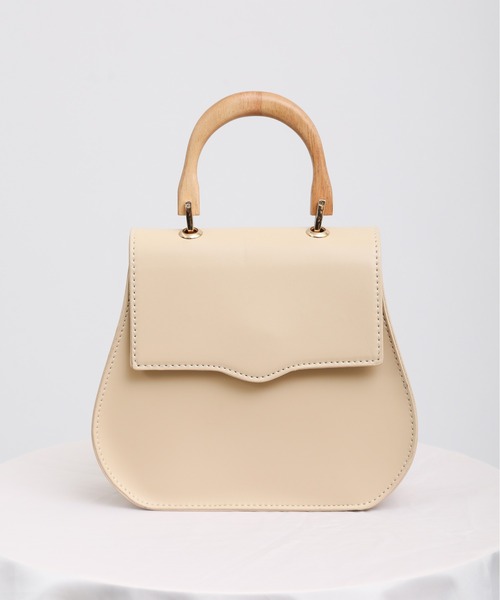sakishimatokyo（サキシマトーキョー）の「ウッドハンドバッグ（ハンドバッグ・レディース・アイボリー/カーキ/ブラウン/ブラック・FREE）」の13枚目の写真