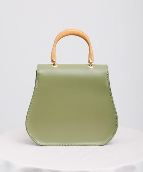 sakishimatokyo（サキシマトーキョー）の「ウッドハンドバッグ（ハンドバッグ・レディース・アイボリー/カーキ/ブラウン/ブラック・FREE）」の8枚目の写真