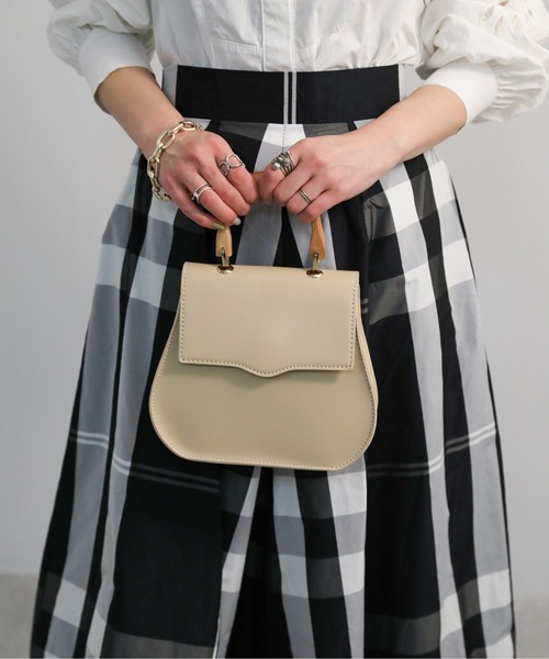 sakishimatokyo（サキシマトーキョー）の「ウッドハンドバッグ（ハンドバッグ・レディース・アイボリー/カーキ/ブラウン/ブラック・FREE）」の18枚目の写真