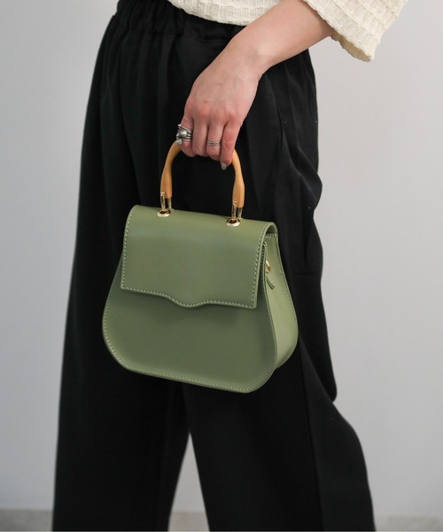 sakishimatokyo（サキシマトーキョー）の「ウッドハンドバッグ（ハンドバッグ・レディース・アイボリー/カーキ/ブラウン/ブラック・FREE）」の17枚目の写真