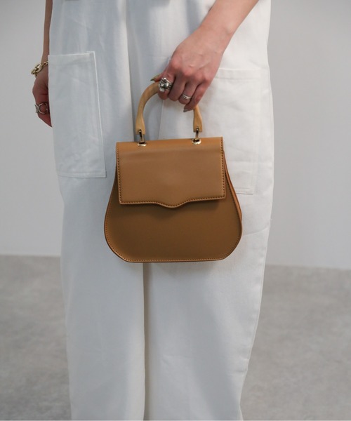 sakishimatokyo（サキシマトーキョー）の「ウッドハンドバッグ（ハンドバッグ・レディース・アイボリー/カーキ/ブラウン/ブラック・FREE）」の15枚目の写真