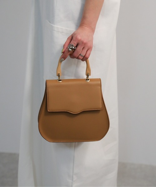 sakishimatokyo（サキシマトーキョー）の「ウッドハンドバッグ（ハンドバッグ・レディース・アイボリー/カーキ/ブラウン/ブラック・FREE）」の14枚目の写真