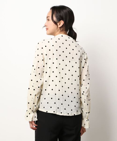 Wefst（ウェスト）の「【Wefst】ドットフリルブラウス（シャツ/ブラウス・レディース・ベージュ/ブラウン・FREE）」の17枚目の写真
