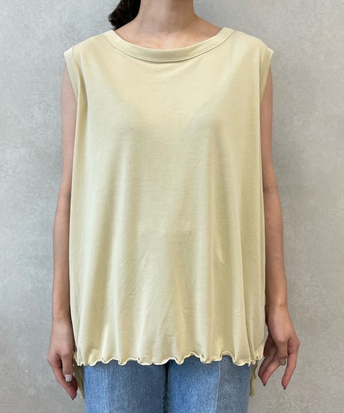 DouDou(ドゥドゥ)の「【AgAwd/アガウド】メロータンク(Tシャツ/カットソー・レディース・イエロー/ホワイト/ブラック・FREE)」の11枚目の写真