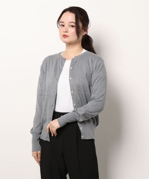 Banner Barrett（バナーバレット）の「カシミヤカーディガン（カーディガン/ボレロ・レディース・ブラック/グレー/オフホワイト/イエロー/グリーン系その他・38）」の10枚目の写真