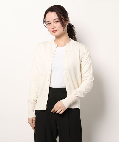 Banner Barrett（バナーバレット）の「カシミヤカーディガン（カーディガン/ボレロ・レディース・ブラック/グレー/オフホワイト/イエロー/グリーン系その他・38）」の12枚目の写真