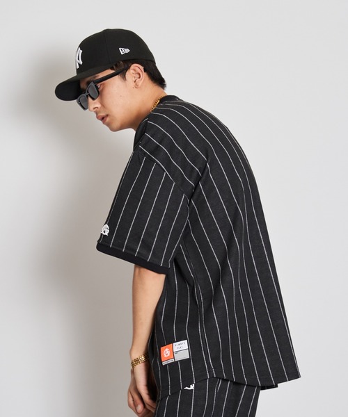 GALLIS ADDICTION（ガリスアディクション）の「GA STRIPE HENRY TOP（Tシャツ/カットソー・メンズ・ホワイト/ブラック・L/M）」の12枚目の写真