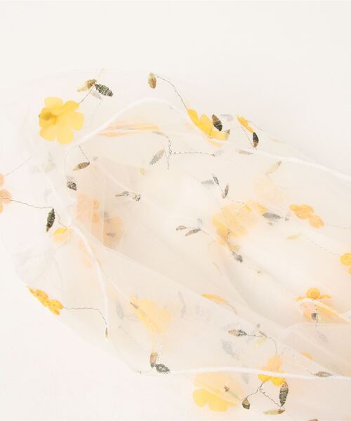 PICCIN(ピッチン)の「【WEB限定】ボタニカルエンブロイダリーエコバッグ(トートバッグ・レディース・アイボリー/グレー/イエロー・FREE)」の14枚目の写真