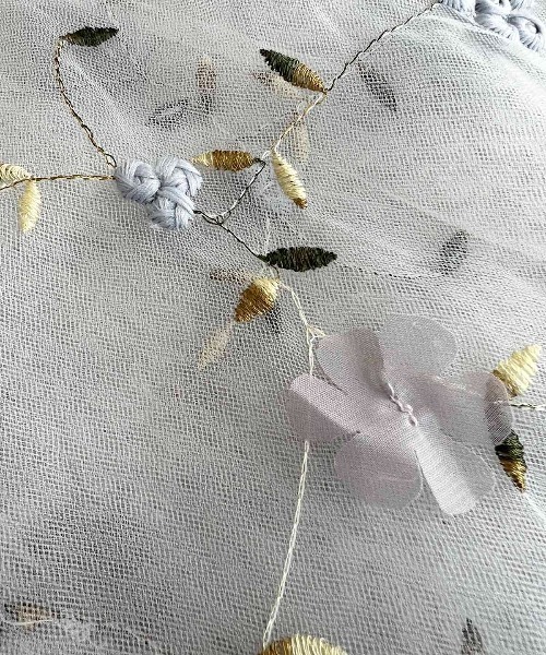 PICCIN(ピッチン)の「【WEB限定】ボタニカルエンブロイダリーエコバッグ(トートバッグ・レディース・アイボリー/グレー/イエロー・FREE)」の11枚目の写真