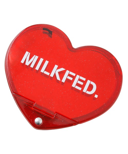 MILKFED.（ミルクフェド）の「HEART MIRROR（手鏡/メイクミラー・レディース・レッド・ONE SIZE）」の5枚目の写真