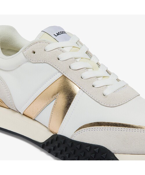 LACOSTE（ラコステ）の「メンズ L-SPIN DELUXE 0722 3（スニーカー・メンズ・ホワイト×ゴールド・25.5cm/26.5cm/28.5cm/25.0cm/26.0cm/27.0cm/28.0cm）」の6枚目の写真