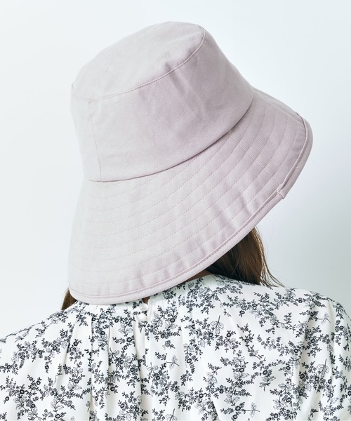HAT MIKKE(ハットミッケ)の「【HATMIKKE / ハットミッケ】前後でかぶれる2Wayハット / 帽子 / 紫外線対策 / 完全遮光100% / UVカット / 接触冷感 / あご紐付き / サイズ調節可能(ハット・レディース・ブラック/キャメル/キナリ/ベージュ/ピンク・L/S/M)」の20枚目の写真