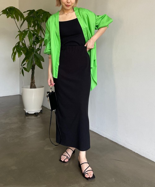 CAPRICIEUX LE'MAGE（カプリシューレマージュ）の「スリットデザインシャツ（シャツ/ブラウス・レディース・ホワイト/ピンク/ブルー/グリーン・FREE）」の20枚目の写真