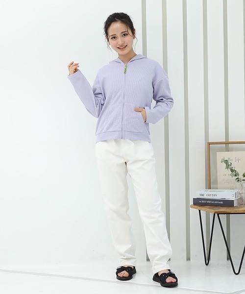 PINKHUNT(ピンクハント)の「PINKHUNT UVカットジップパーカー 6966K(パーカー・キッズ・パープル/ホワイト・140cm/160cm/120cm/130cm/150cm)」の10枚目の写真