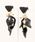 tone�i�g�[���j�́u�yatelier*mio�z�N���C × ���[�t�p�[�� costume jewelry earring�i�C�������O�j�v�b�u���b�N