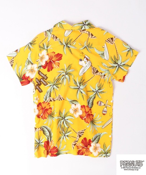 PEANUTS（ピーナッツ）の「PEANUTS スヌーピー キッズ アロハシャツ（シャツ/ブラウス・キッズ・ホワイト/ブラック/ネイビー/ホワイト系その他/ワイン/レモンイエロー・110/120/130/140）」の12枚目の写真