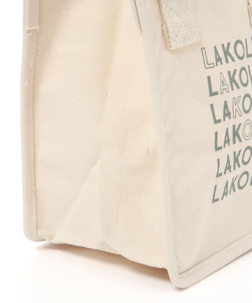LAKOLE(ラコレ)の「LAKOLEラインロゴミニトートバッグ / 272772(トートバッグ・レディース・イエロー/グリーン/ライトブラウン/チャコール・FREE)」の10枚目の写真