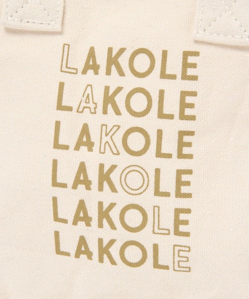 LAKOLE(ラコレ)の「LAKOLEラインロゴミニトートバッグ / 272772(トートバッグ・レディース・イエロー/グリーン/ライトブラウン/チャコール・FREE)」の15枚目の写真