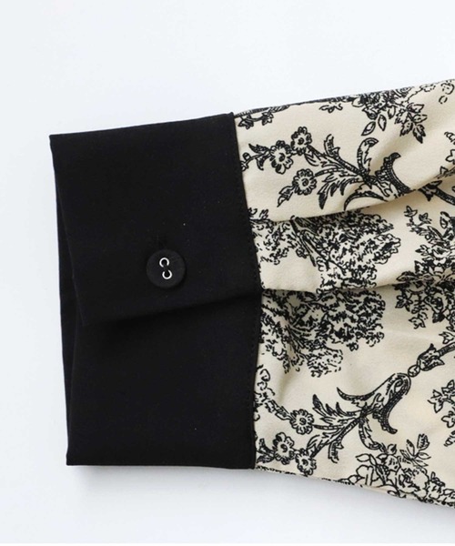 antiqua(アンティカ)の「トワルドジュイ柄シャツ(シャツ/ブラウス・レディース・アイボリー/ブラック/ブラック系その他・FREE)」の19枚目の写真