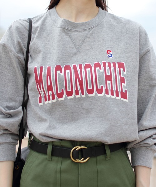 THE SHINZONE（ザ　シンゾーン）の「THE SHINZONE/シンゾーン　マカノッチーロングスリーブTEE　MACONOCHIE LONG TEE（Tシャツ/カットソー・レディース・グレー/レッド/ブルー・FREE）」の12枚目の写真