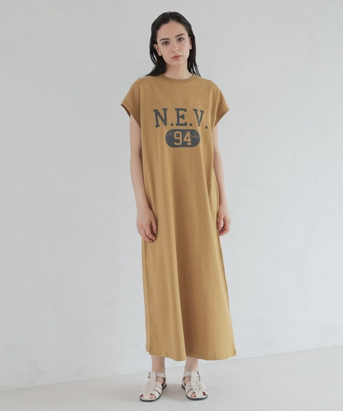 LAKOLE（ラコレ）の「アソートフットボールロゴワンピース / 299132（ワンピース・レディース・ネイビー/グリーン/マスタード・SMALL/MEDIUM）」の14枚目の写真