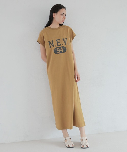 LAKOLE（ラコレ）の「アソートフットボールロゴワンピース / 299132（ワンピース・レディース・ネイビー/グリーン/マスタード・SMALL/MEDIUM）」の15枚目の写真