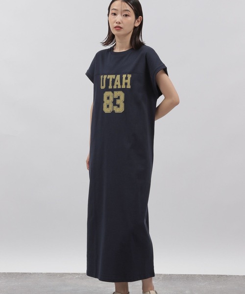 LAKOLE（ラコレ）の「アソートフットボールロゴワンピース / 299132（ワンピース・レディース・ネイビー/グリーン/マスタード・SMALL/MEDIUM）」の22枚目の写真